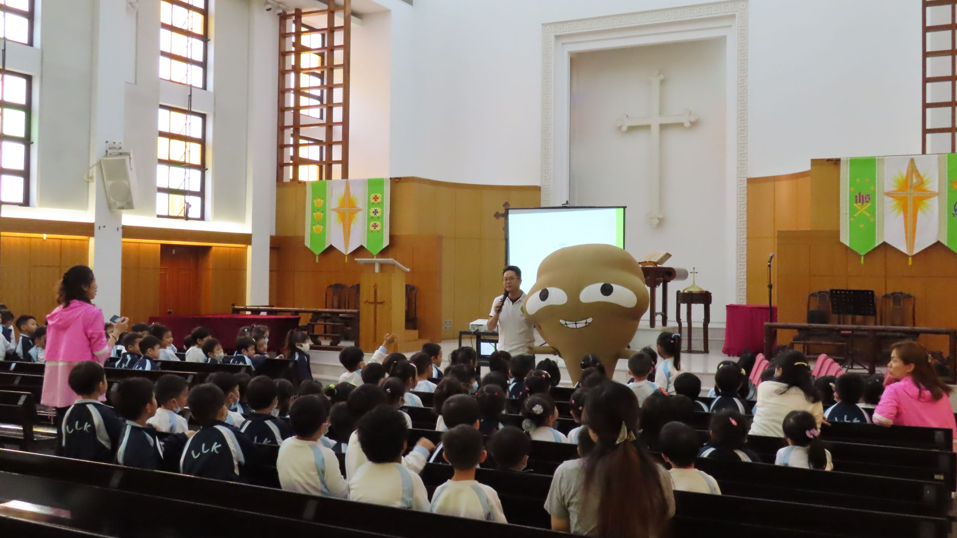 講座現場講解廚餘問題