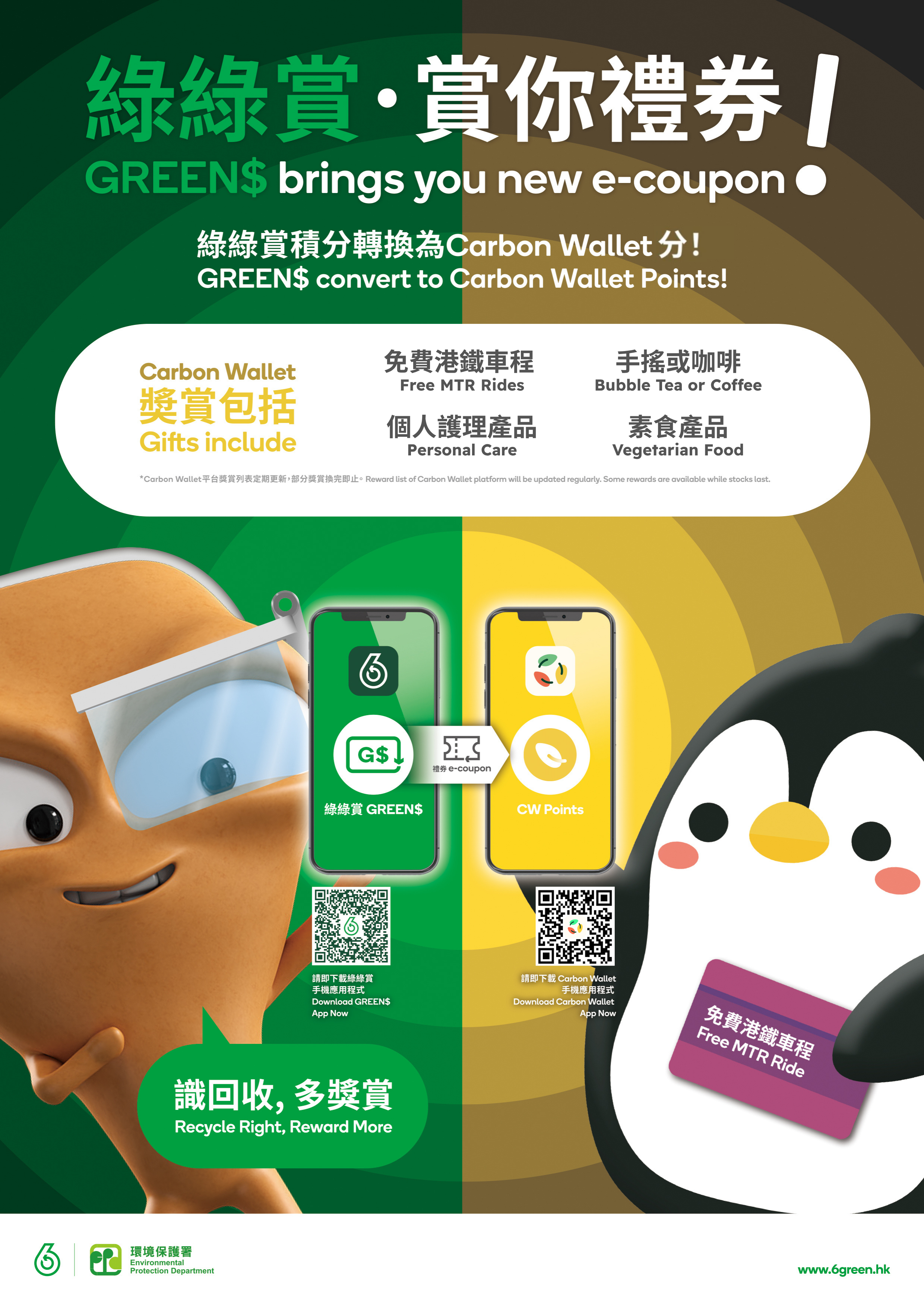 「綠綠賞」賞你Carbon Wallet電子禮券! 海報